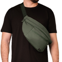Сумка через плечо (cross body) Бостон (Boston), зеленая для нанесения логотипа