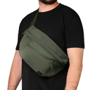 Сумка через плечо (cross body) Бостон (Boston), зеленая для нанесения логотипа