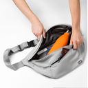 Сумка через плечо (cross body) Бостон (Boston), серая для нанесения логотипа