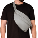 Сумка через плечо (cross body) Бостон (Boston), серая для нанесения логотипа