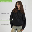 Худи релакс унисекс Адвенче (Adventure), черный, размер 3XL/4XL для нанесения логотипа