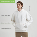 Худи релакс унисекс Адвенче (Adventure), белый, размер 3XL/4XL для нанесения логотипа
