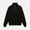 Толстовка на молнии унисекс Флоу (Flow), черная, размер 3XL/4XL для нанесения логотипа