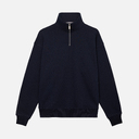 Толстовка на молнии унисекс Флоу (Flow), темно-синяя, размер 3XL/4XL для нанесения логотипа