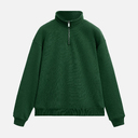 Толстовка на молнии унисекс Флоу (Flow), зеленая, размер 3XL/4XL для нанесения логотипа