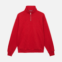 Толстовка на молнии унисекс Флоу (Flow), красная, размер 3XL/4XL для нанесения логотипа