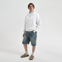 Толстовка на молнии унисекс Флоу (Flow), белая, размер 3XL/4XL для нанесения логотипа