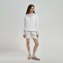 Толстовка на молнии унисекс Флоу (Flow), белая, размер 3XL/4XL для нанесения логотипа