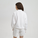 Толстовка на молнии унисекс Флоу (Flow), белая, размер 3XL/4XL для нанесения логотипа