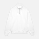 Толстовка на молнии унисекс Флоу (Flow), белая, размер 3XL/4XL для нанесения логотипа