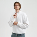 Толстовка на молнии унисекс Флоу (Flow), белая, размер 3XL/4XL для нанесения логотипа