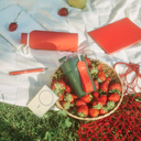 Термобутылка вакуумная герметичная Прима (Prima), красная для нанесения логотипа