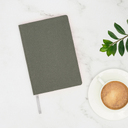 Ежедневник Латте софт-тач (Latte soft touch) недатированный, серый (без стикеров) для нанесения логотипа