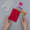Ежедневник Спарк мини (Spark mini) A6 недатированный, красный для нанесения логотипа