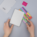 Ежедневник Спарк мини (Spark mini) A6 недатированный, серебряный для нанесения логотипа
