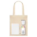 Подарочный набор Велком Пак Гэлакси (Welcome Pack Galaxy), белый  (термокружка, очиститель воздуха, ежедневник, ручка, шоппер) для нанесения логотипа