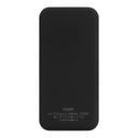 Внешний аккумулятор с подсветкой Люче (Luce) 10000 mAh, черный для нанесения логотипа