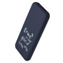 Внешний аккумулятор с подсветкой Люче (Luce) 10000 mAh, синий для нанесения логотипа
