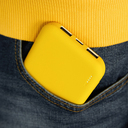 Внешний аккумулятор с подсветкой Люче (Luce) Lemoni 10000 mAh, желтый для нанесения логотипа