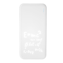 Внешний аккумулятор с подсветкой Люче (Luce) 10000 mAh, белый для нанесения логотипа