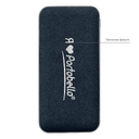 Внешний аккумулятор Ин Велюр (In Velour) 10000 mAh, синий для нанесения логотипа