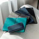 Внешний аккумулятор Ин Велюр (In Velour) 10000 mAh, синий для нанесения логотипа