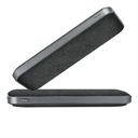 Внешний аккумулятор Ин Велюр (In Velour) 10000 mAh, серый для нанесения логотипа