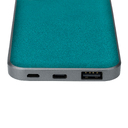 Внешний аккумулятор Ин Велюр (In Velour) 10000 mAh, бирюзовый для нанесения логотипа