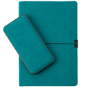 Внешний аккумулятор Ин Велюр (In Velour) 10000 mAh, бирюзовый для нанесения логотипа