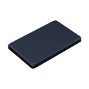 Внешний аккумулятор Атлантис (Atlantis) PD 5000mAh с функцией беспроводной зарядки 15W, синий для нанесения логотипа
