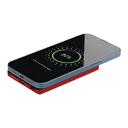 Внешний аккумулятор Атлантис (Atlantis) PD 5000mAh с функцией беспроводной зарядки 15W, красный для нанесения логотипа
