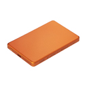 Внешний аккумулятор Атлантис (Atlantis) PD 5000mAh с функцией беспроводной зарядки 15W, оранжевый для нанесения логотипа