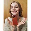 Внешний аккумулятор Атлантис (Atlantis) PD 5000mAh с функцией беспроводной зарядки 15W, оранжевый для нанесения логотипа