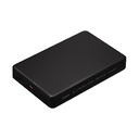 Внешний аккумулятор Атлантис Плюс PD (Atlantis PD Plus) 10000mAh с функцией беспроводной зарядки 15W, черный для нанесения логотипа