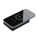 Внешний аккумулятор Атлантис Плюс PD (Atlantis PD Plus) 10000mAh с функцией беспроводной зарядки 15W, черный для нанесения логотипа