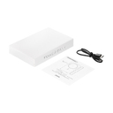 Внешний аккумулятор Атлантис Плюс PD (Atlantis PD Plus) 10000mAh с функцией беспроводной зарядки 15W, черный для нанесения логотипа