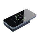 Внешний аккумулятор Атлантис Плюс PD (Atlantis PD Plus) 10000mAh с функцией беспроводной зарядки 15W, синий для нанесения логотипа