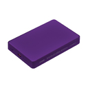 Внешний аккумулятор Атлантис Плюс PD (Atlantis PD Plus) 10000mAh с функцией беспроводной зарядки 15W, фиолетовый для нанесения логотипа