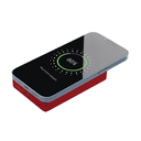 Внешний аккумулятор Атлантис Плюс PD (Atlantis PD Plus) 10000mAh с функцией беспроводной зарядки 15W, красный для нанесения логотипа