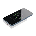 Внешний аккумулятор Атлантис Плюс PD (Atlantis PD Plus) 10000mAh с функцией беспроводной зарядки 15W, серебряный для нанесения логотипа