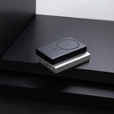 Внешний аккумулятор Атлантис Плюс PD (Atlantis PD Plus) 10000mAh с функцией беспроводной зарядки 15W, серебряный для нанесения логотипа