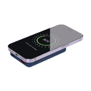 Внешний аккумулятор Ларго PD (Largo PD) 5000mAh с функцией беспроводной зарядки 15W, синий для нанесения логотипа
