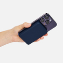 Внешний аккумулятор Ларго PD (Largo PD) 5000mAh с функцией беспроводной зарядки 15W, синий для нанесения логотипа