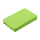 Внешний аккумулятор Ларго PD (Largo PD) 5000mAh с функцией беспроводной зарядки 15W, салатовый для нанесения логотипа