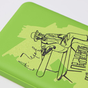 Внешний аккумулятор Ларго PD (Largo PD) 5000mAh с функцией беспроводной зарядки 15W, салатовый для нанесения логотипа