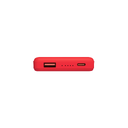 Внешний аккумулятор Ларго PD (Largo PD) 5000mAh с функцией беспроводной зарядки 15W, красный для нанесения логотипа