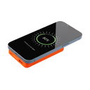 Внешний аккумулятор Ларго PD (Largo PD) 5000mAh с функцией беспроводной зарядки 15W, оранжевый для нанесения логотипа