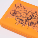 Внешний аккумулятор Ларго PD (Largo PD) 5000mAh с функцией беспроводной зарядки 15W, оранжевый для нанесения логотипа
