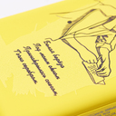 Внешний аккумулятор Ларго PD (Largo PD) 5000mAh с функцией беспроводной зарядки 15W, желтый для нанесения логотипа
