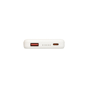 Внешний аккумулятор Ларго PD (Largo PD) 5000mAh с функцией беспроводной зарядки 15W, белый для нанесения логотипа